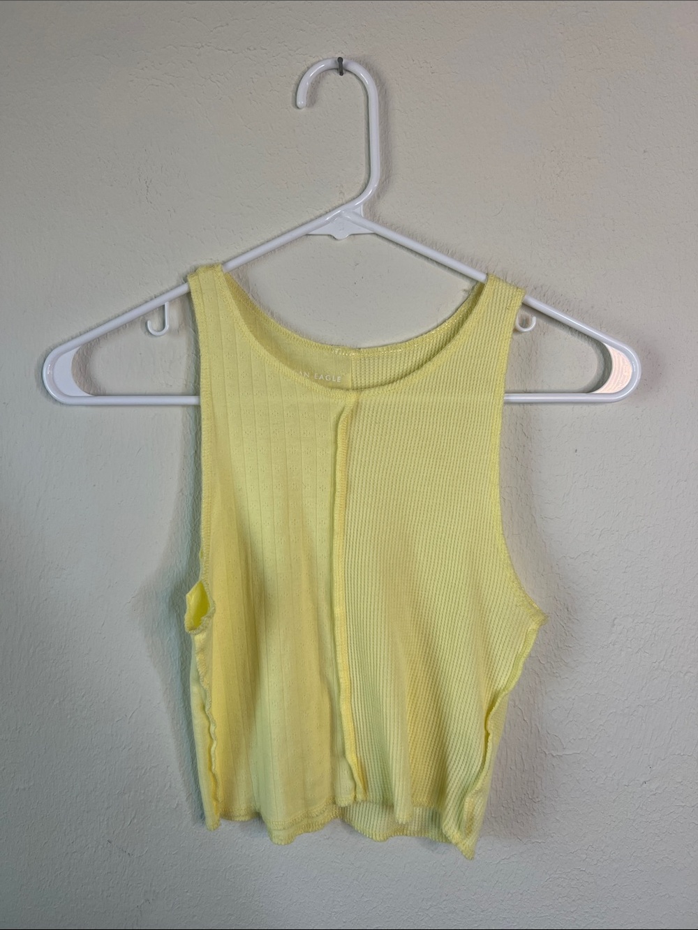 American Eagle Outfitters Bright Yellow patchwork Tank